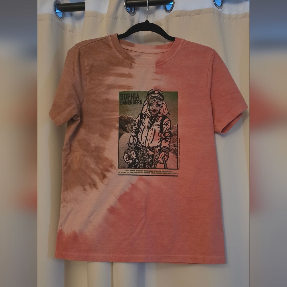 NORTH FACE- Sophia Danenberg Pink Tie-Dye Graphic Tee